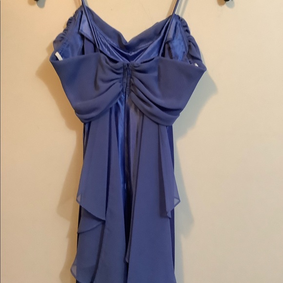 Women Long Blue Dress With Matching Shawl. Size 4. - Picture 4 of 15